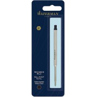 Waterman recharge d'encre pour stylo bille | pointe moyenne | encre noire | 1 recharge