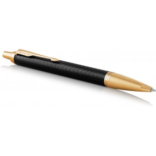 Parker IM stylo bille | noir premium | pointe moyenne| encre bleu | coffret cadeau