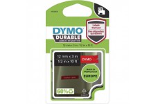 Cartouche de ruban durable DYMO 1978364 D1 pour etiqueteuse Label Manager - 1 piece 12 mm x 3 m White on Red