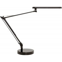 Unilux Mamboled 400033683 Lampe de bureau LED 6,5W 600 Lumens Articulee 60 x 28 x 19 cm Noir