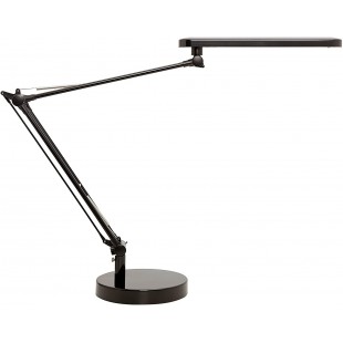 Unilux Mamboled 400033683 Lampe de bureau LED 6,5W 600 Lumens Articulee 60 x 28 x 19 cm Noir