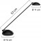 UNILUX 400064432 Joker Lampe LED Plastique/Aluminium 6,3 W Integrated Noir 