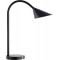 Unilux 400077402 LAMPE SOL LED NOIRE, Plastique, Integre, 5 W, 45 x 14 cm 