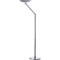Unilux Varialux Lampadaire LED 25W 3000 Lumens Articule a  Variation d'intensite Lumineuse 192 x 34 cm Gris metal