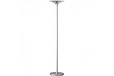 Unilux Varialux Lampadaire LED 25W 3000 Lumens a  Variation d'intensite lumineuse 180 x 34 cm Gris metal