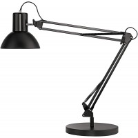 UNILUX 400093579 Lampe de Bureau LED, Aluminium, Noir, 40 x 40 x 20 cm