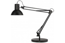 UNILUX 400093579 Lampe de Bureau LED, Aluminium, Noir, 40 x 40 x 20 cm