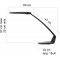 Unilux Brio 2.0 Lampe de bureau LED 8W 700 Lumens Articulee LED 57 x 60 x 24 cm Noir 
