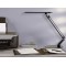 Unilux Rumbaled Lampe de bureau LED 4W 380 Lumens Articulee 40 x 45 cm Noir