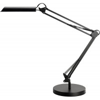 Unilux 400093838 Lampe de Bureau LED, ABS, Integriert, 8 W, Noir, 36 x 23 x 23 cm 