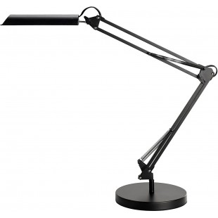 Unilux 400093838 Lampe de Bureau LED, ABS, Integriert, 8 W, Noir, 36 x 23 x 23 cm 
