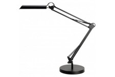 Unilux 400093838 Lampe de Bureau LED, ABS, Integriert, 8 W, Noir, 36 x 23 x 23 cm 