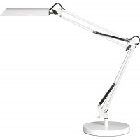 UNILUX 400093839 Lampe de Bureau LED, ABS, Integriert, 8 W, Blanc, 36 x 23 x 23 cm 