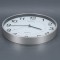 Unilux Aria Horloge Murale 28,5cm Systeme Quartz avec Double Affichage Metal Gris