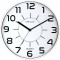 Unilux Pop Horloge Murale Systeme Quartz Silencieuse Diametre 28 cm Blanc