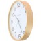 Unilux Baltic Horloge Murale Silencieuse Diametre 31,5 cm Systeme Quartz, Bois/Blanc
