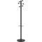 Unillux Access Portemanteau sur pied 6 Pateres avec Porte-parapluies et Egouttoir 175 x 34 cm Noir