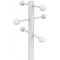 Unillux Access Portemanteau sur pied 6 Pateres avec Porte-parapluies et Egouttoir 175 x 34 cm Bois/Blanc