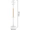 Unillux Access Portemanteau sur pied 6 Pateres avec Porte-parapluies et Egouttoir 175 x 34 cm Bois/Blanc