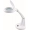 Unilux Mini Zoom LED Lampe loupe LED 5W 500 Lumens Articulee pour les travaux manuels de precisions 30 x 15,5 cm Blanc 