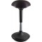 Unilux Moove Tabouret de Bureau Ergonomique Reglabe en Hauteur 59 x 35 cm Noir