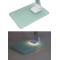 UNILUX 400124478 Lampe de Bureau, 5.5 W, Blanc/Gris Metal, 35 x 30 x 11cm 
