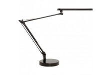 Unilux Lampe de bureau LED Mambo - Intensite variable de 3000 a  5000 K, 900 lux - 7 W - Avec pince et pied - Couleur de la lumi