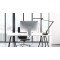 Unilux Lampe de bureau LED Mambo - Intensite variable de 3000 a  5000 K, 900 lux - 7 W - Avec pince et pied - Couleur de la lumi