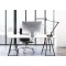 Unilux Lampe de bureau LED Mambo - Intensite variable de 3000 a  5000 K, 900 lux - 7 W - Avec pince et pied - Couleur de la lumi