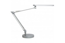 Unilux Lampe de bureau LED Mambo - Intensite variable de 3000 a  5000 K, 900 lux - 7 W - Avec pince et pied - Couleur de la lumi