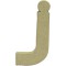 Decopatch AC822C - Un support en papier brun mache 1,5x6x12 cm, Lettre minuscule j