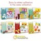 Avenue Mandarine JE502O - Une boite de 12 puzzles 2 pieces Mamans et bebe 8x12 cm a  assembler