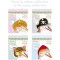 Avenue Mandarine GY022O - Un carnet a spirale Graffy pop mask comprenant 24 masques pre-decoupes a colorier (12 des