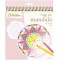 Avenue Mandarine GY027O - Un carnet Graffy pop Mandala 36 pages pre-decoupees a colorier (12 designs x3) 250g, Fille