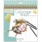 Avenue Mandarine GY077C - Un carnet a spirale Wild 28 pages imprimees a colorier 20x20 cm (14 designs x 2) 250g, Wi