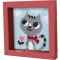 Avenue Mandarine KC026O - Une boite Pix Gallery comprenant 1 tableau point de croix 14x14 cm, fils et aiguille, Chat