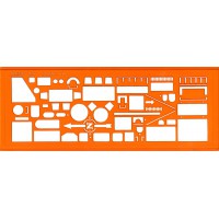 Minerva Spec 9 Architectographe echelle 1/50 n°9 Orange