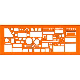 Minerva Spec 9 Architectographe echelle 1/50 n°9 Orange