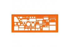 Minerva Spec 9 Architectographe echelle 1/50 n°9 Orange