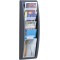 Paperflow Quick Fit 4063.11 Presentoir mural structure en polystyrene Anthracite