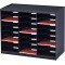 Paperflow Meubles a  cases 802.01 Trieurs 24 cases superposable/juxtaposable en polystyrene Noir