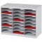 Paperflow Meubles a  cases 802.01 Trieurs 24 cases superposable/juxtaposable en polystyrene Noir