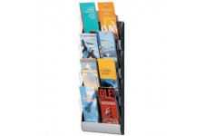 Fast Paper 4065X4.35 Systeme de rangement geant a  fixer au mur, pour 4 documents A5 ou 8 documents A4, avec pochettes de 250 x 