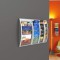 Fast Paper Quick Fit Paperflow Presentoir Mural, Aluminium, Format A5