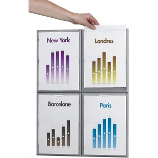 Lot de 4 : PaperFlow K540665 tableau de planning & accessoires