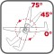 Paperflow EasyDisplays 255N.02 Presentoir mobile profil en polystyrene Gris