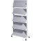 Paperflow EasyDisplays 255N.35 Presentoir mobile profil en polystyrene Aluminium