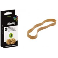 Boite de 100g Elastique Bracelets caoutchouc 70 x 5 mm Blond
