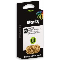 WONDAY Btes 100g Bracelets Caoutchouc Elastique Naturel 90 x 6 mm