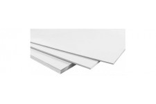 Lot de 50 : Carton mousse epaisseur 5 mm format A4 21 x 29,7 cm Blanc